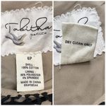 Under Armour Anthropologie Tabitha Petites Black Scalloped Crochet Shift Dress Size 6P Photo 2