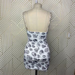 superdown Jewel Diamond Mini Dress White Silver Photo 6