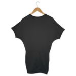 Athleta Womens Dress XXS Pronto Pleated Stretch Dolman Sleeve Round Neck Gray Photo 3