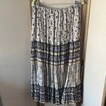 White Stag  Khaki Floral maxi boho style Skirt large Photo 6