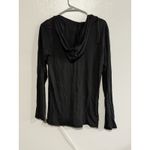 Life is Good Long Sleeve Hoodie T-Shirt Lightweight Charcoal Women's Size M Photo 4