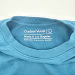 Outdoor Voices  Retired Retro Cotton Long Sleeve Graphic Cropped Sweatshirt Large Photo 4