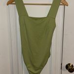Blue Blush Backless, green bodysuit  Photo 0