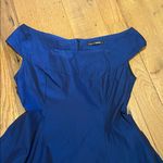Elm By Matthildur Nylon Full Circle Dress Iridescent Midnight Blue Size 2 Photo 2