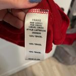 frame denim red crop top shirt small Photo 7