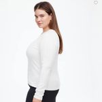 Madewell Ribbed Long Sleeve Crew Neck Top Size XL Photo 5