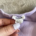 Garage Tube Top Purple Ribbed Photo 2