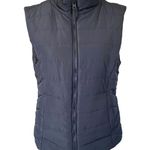 Aeropostale women’s black sleeveless zip up vest size medium fully lined Photo 1