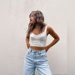 American Eagle  Highest Rise Baggy Straight Jeans in Light Wash Size 2 X-Short Photo 2