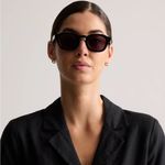 Quince NIB  Maldives Polarized Acetate Black Sunglasses with Grey Lens Photo 1