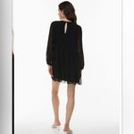 Aritzia Wilfred Pleated Chiffon Daydreamer Mini Dress Sz M Photo 3