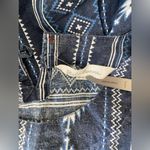 Vintage Japanese Atorih House Blue Western Dress, Size M/L Size M Photo 9