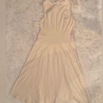 Vince NWOT Paneled Crew Neck Sleeveless midi Dress Ivory Fleece sz 12 Photo 3