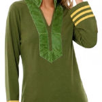 Tuckernuck  sail to sable green tunic top size small NWT Photo 0