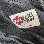 Women's Joe Rocket Padded Leather Biker Jacket Sz Small‎ Yellow Blaster Photo 4