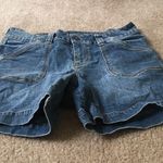 Apt. 9  Women's Jean Mini Shorts Pockets Size 8 Blue Photo 0