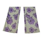 Forever 21 Jacquard Floral Mid-Rise Flare Pants Crop Top Matching Summer Set S/M Photo 3