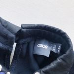 ASOS Pique Short Sleeve Top Beaded Collar Photo 10