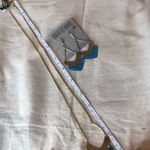 ROBERT LEE MORRIS Brass and Turquoise Layered Necklace and Earring Set NWT Gold Photo 10