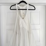 Anthropologie Daily Practice Spring Fling Racerback Mini Dress NWT, Ivory - Medium Photo 4