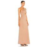 Lovers + Friends  Stacy Maxi Dress Gown Mauve Nude Size XS Photo 1