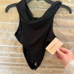 SheIn Strapless Cut Out Black Bodysuit Photo 1
