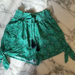 Band of Gypsies NWOT collective Kelly green tassel shorts - no size tag Photo 2