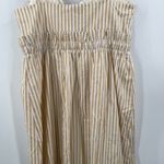 Line and Dot Ryline Dress Size Small Yellow Stripe Yellow/Tan Ruffle Tie Waist NWT Photo 8