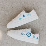 Soludos NEW  Leather Ibiza Platform Sneakers white for women 254 5M2T Photo 3