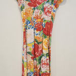 Jams World  Rose Floral Boho Mido Dress Size X Small Ties In The Back Photo 0