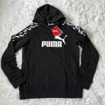 Puma Hoodie Women’s Amplified Long sleeve logo black and white size Medium Photo 9