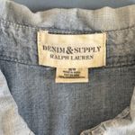 Denim & Supply Ralph Lauren Vintage Chambray Eagle Embroidered Long Sleeve Photo 3