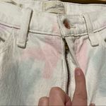 Universal Threads Universal Thread Vintage Straight White Pink & Blue Jeans Womens 2 Polka Dot Photo 2