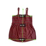 Torrid wine blouson strappy embroidered top, NEW with tags, size 3X Photo 8