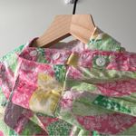 Lilly Pulitzer  Collared Button-Down Shirt Long Sleeve Multicolor Preppy Pattern Photo 7
