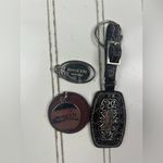 Rosetti Keychain Lot ā Logo Leather & Metal Tag Charms (Set of 3) Photo 3