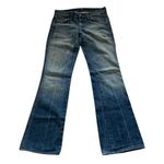 7 For All Mankind A pocket stretch low rise flare jeans women’s blue size 27 Photo 0