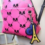 Karl Lagerfeld New  Paris Adele Maybelle Logo Backpack Purse Photo 3