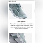 on cloud  5 Running Shoes in color “Surf/Cobble” Photo 1