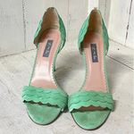 SJP by Sarah Jessica Parker Bobbie Suede Stilettos Dress Pumps Green Womens 40/9 Photo 0