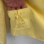 Tahari Arthur S Levine Blazer Tank Set Womens 4 Yellow Linen Rayon Pockets Photo 5