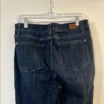 Judy Blue  Skinny Dark Blue Jeans with Contrasting Stitching Photo 4