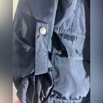 DKNY Navy Blue Light Trench Coat Photo 5