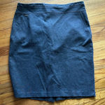 T Tahari Charcoal Midi Pencil Skirt – Size XL Photo 0