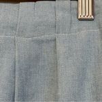Vintage handmade chambray toyland holiday‎ Christmas skirt (small?) Blue Photo 2