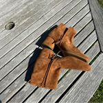 Mansur‎ Gavriel Soft Suede Brown Ankle Boots Booties Shoes 38 8 US Photo 5