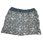 Mondetta  Women’s  Skort -  Size Large - Gray & White Abstract Print Photo 1