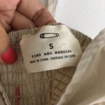 Urban Outfitters Pins and Needles Halter Romper Jumpsuit Short Cotton Beige Sz S Photo 2