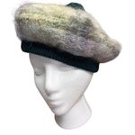 James Pringle Weavers Mohair Wool Beret Hat Scotland‎ Unisex Green Photo 0