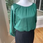 The Limited Vintage  Emerald Green Black Sheer Top Party Holiday Dress Size 2 Photo 1